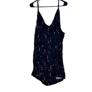 Torrid size 5 women's tank top black southwestern pattern
